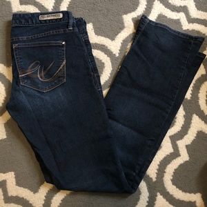 Womans bootleg jeans